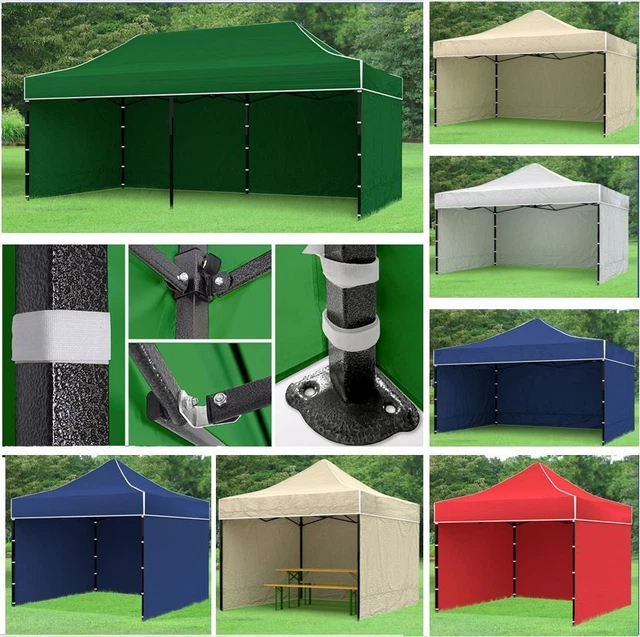XXL Faltzelt Faltpavillon  3x3m 3x4,5m 3x6m Partyzelt Klappzelt Gartenpavillon