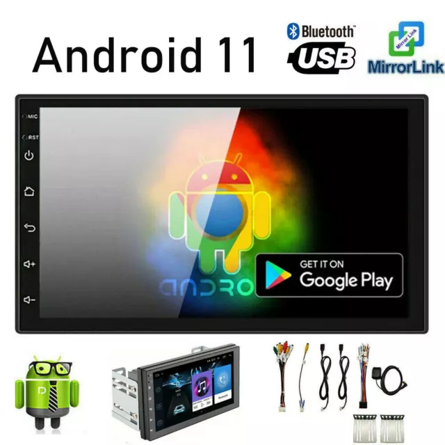 7 Inch Android 13.0 Car Stereo GPS Radio MP5 Player Audio 2 Din WIFI USB 2+16GB