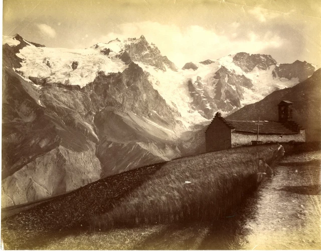 France, the Alpes Vintage Photo Print, Albumin Print 21x27 Cir