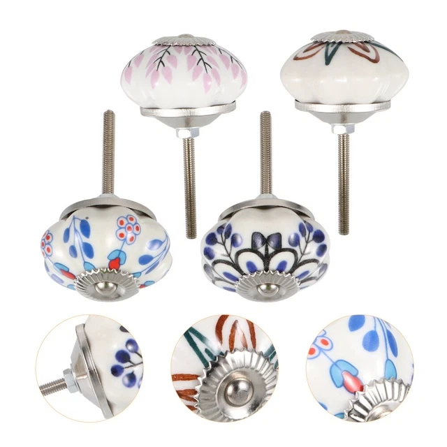 Maniglia in ceramica bottoni per armadio maniglia per armadio da cucina armadio in ceramica 4 pz