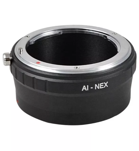 Nikon AI to Sony NEX Mount Adapter NEX-3 NEX-5 Ring Mount Camera Photography