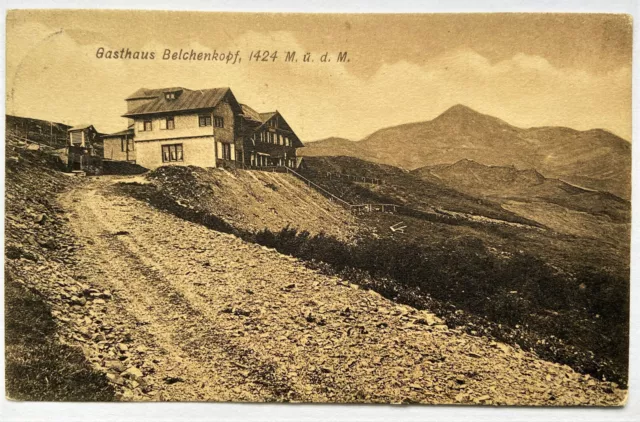 AK Gebweiler Belchen Gasthaus Belchenkopf Elsass 1907