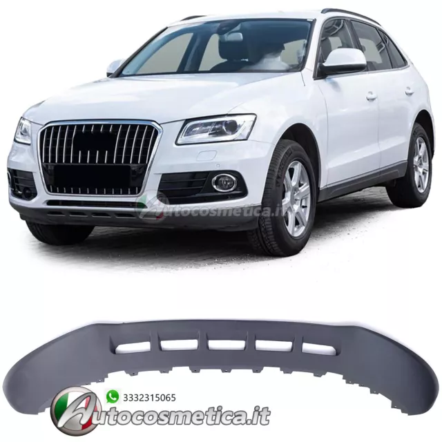 Spoiler labbro anteriore nero per sotto paraurti anteriore per Audi Q5 8R 12-16