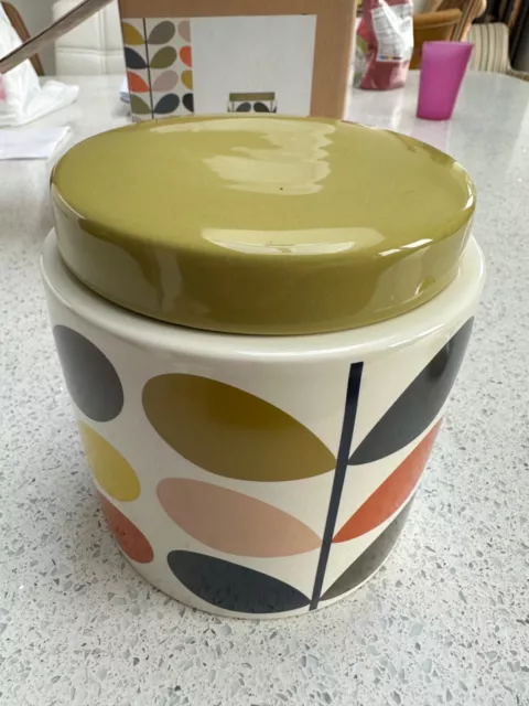 Orla Kiely Ceramic Storage Jar multi stem