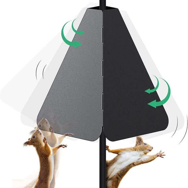 Wrap Around Bird House Guard Squirrel Flapper Bird Feeder Pole Squirrel Baffle