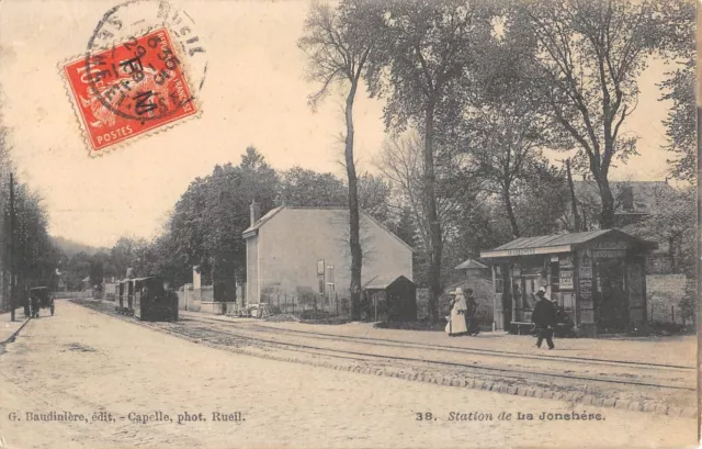 Cpa 92 Station De La Jonchere