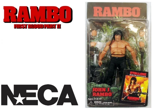 NECA RAMBO FIRST BLOOD PART II - JOHN J. RAMBO EUR 115,13 - PicClick FR