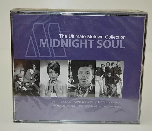 Readers Digest!  Ultimate Motown 'Midnight Soul' - 3 Cd Set - Sealed!!