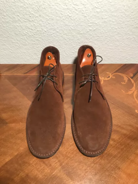 Stivali Chukka Alberto Fasciani fiuto pelle scamosciata UK 9 nuovi 499 € come nuovo