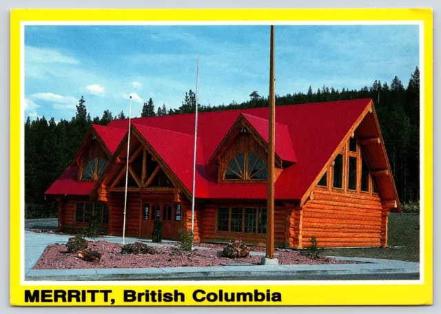 Canada British Columbia Merritt Vintage Postcard