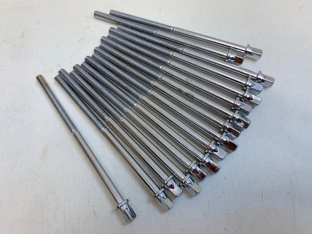 ROGERS 4-inch TENSION ROD Parts Marching Snare Rack Tom Drum 60s 70s Vtg Lot 16x