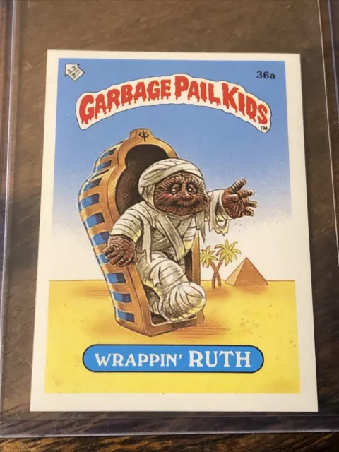 1985 Topps Garbage Pail Kids  Series Mini 1 OS1 #36a Wrappin’ Ruth MINT