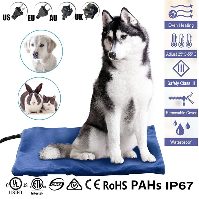 Pet Heating Pad Indoor Dogs Cat Heating Blanket Pet Electric Blanket Adjustable