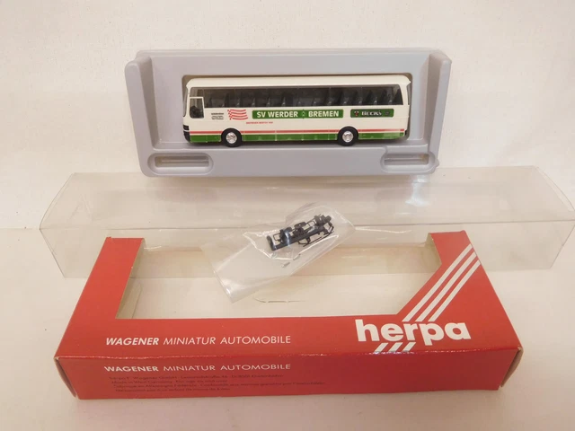 Herpa Kässbohrer Setra S215 HDH Reisebus Wätter Buss Schweden 141673 /H11829