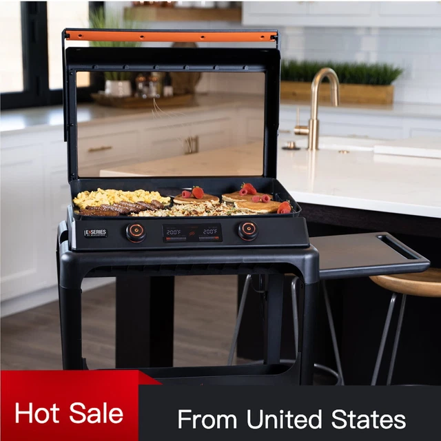 BLACKSTONE ESERIES 22& Electric Tabletop Griddle with Prep Cart 245.