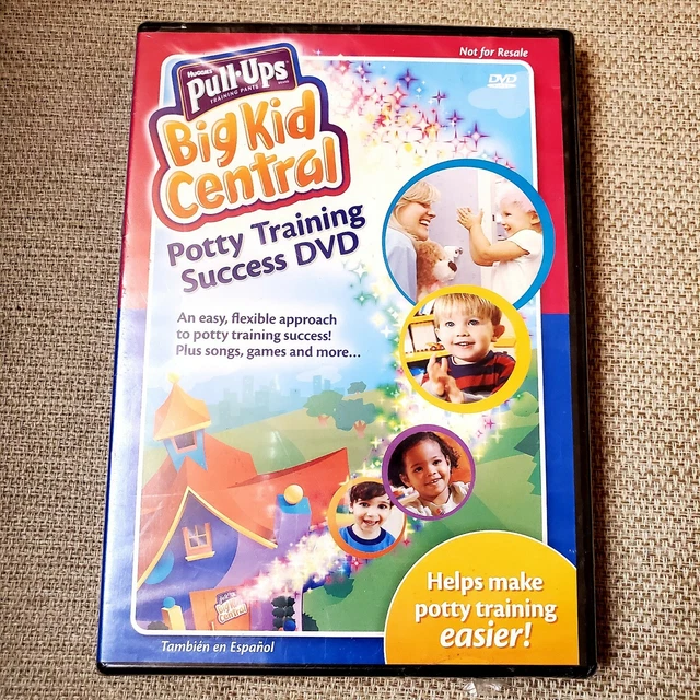 HUGGIES PULL UPS Big Kid Central Potty Training Success DVD NEW also En