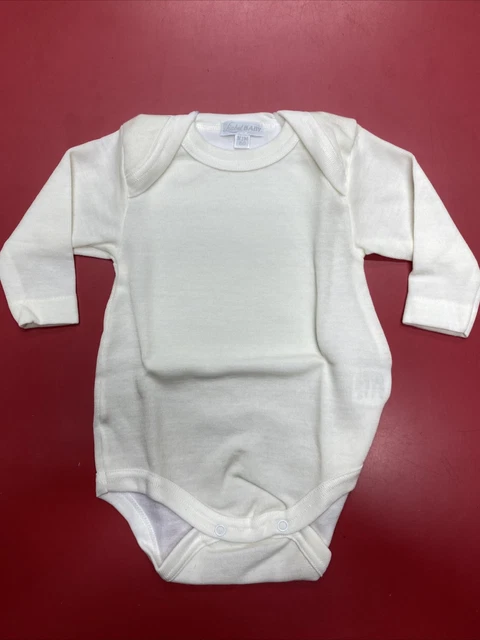 BODY NEONATO LANA/COTONE “LIABEL” MANICA LUNGA Art.05321 417 Confezione Da 3pz 2