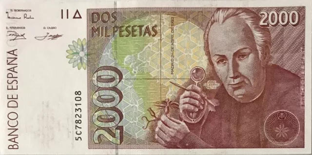 Spain 2000 Pesetas 1992 ND 1996 P 164 AUnc