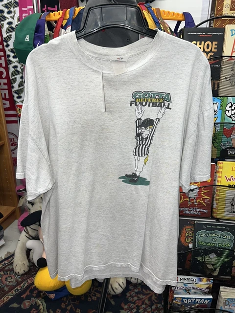 Vintage Gotta Referee Football Double Sided T Shirt Jerzees Tag Size 2X