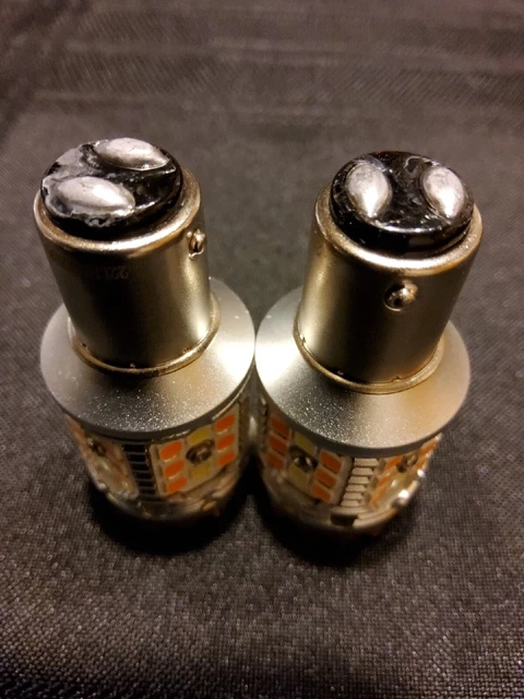 100% cambus swichbacks  LED 1157 1156 w+y anti hyper flashing 8000L 30w  