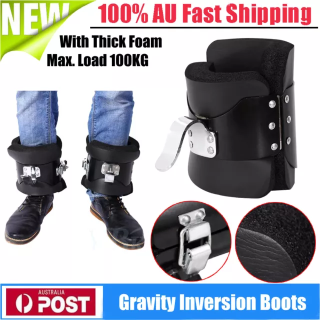 Gravity Inversion Boots Therapy Fitness Hang Spine Posture Physio GYM Training