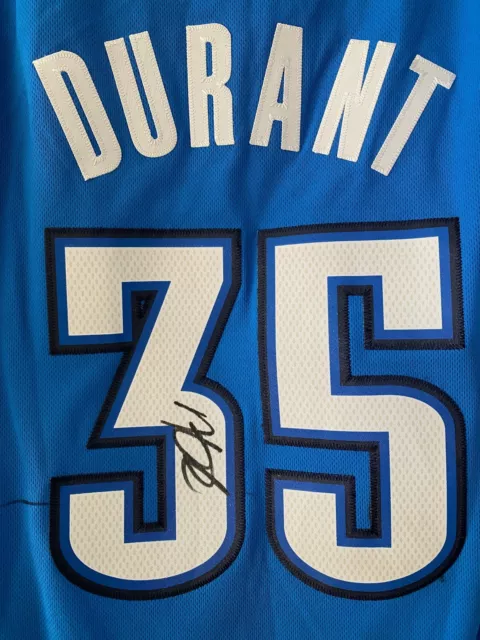 KEVIN DURANT Signed Autographed Oklahoma City Thunder Swingman Jersey XL