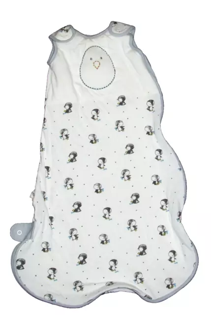 Nested Bean Zen Sack PREMIER Small 0-6 Month 7-18 LBS Weighted Penguins