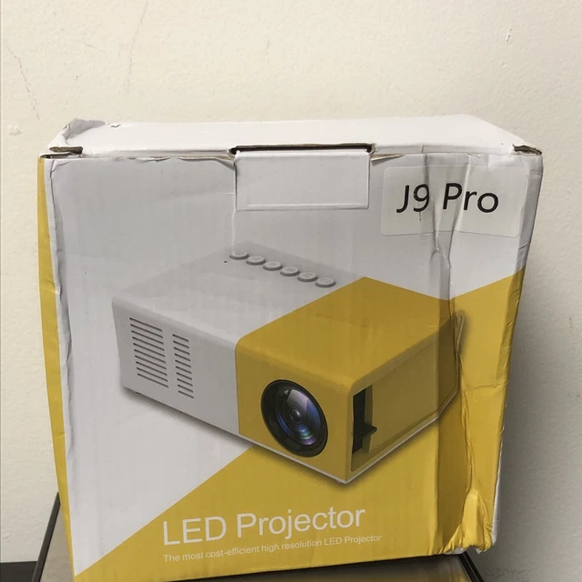 OPEN BOX Mini LED Projector J9 Pro Small Portable 1080p 1500 Lumens Hd Projector