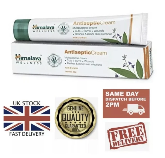 Septic Rash Cream UK 20GHIMALAYA HERBAL Antiseptic Cream Cuts Burns Rashes Wounds Skin ...