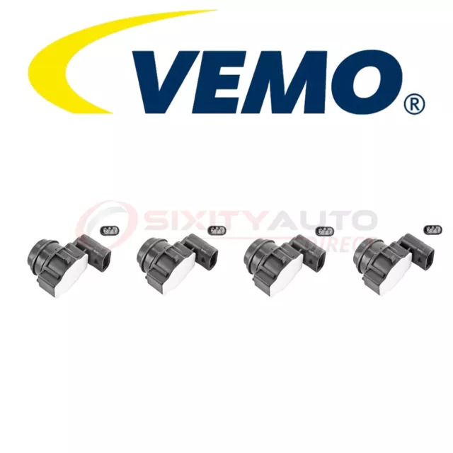 4 pc VEMO Rear Parking Aid Sensor for 2014-2016 BMW M235i 3.0L L6 - Body va
