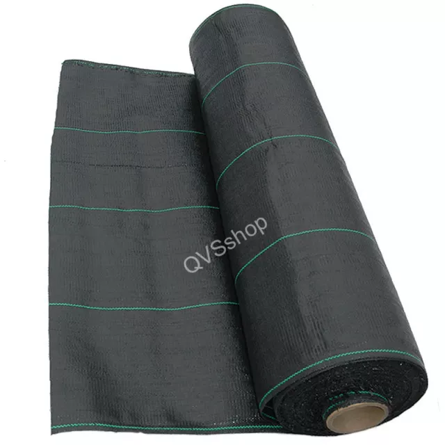 100M x 1M GROUND WEED CONTROL STOP FABRIC COVER SHEET HEAVY DUTY MEMBRANE SHEET