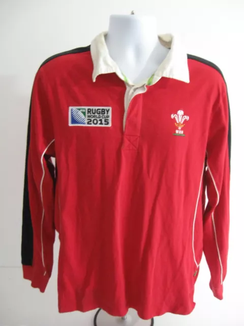 Wales Rugby World Cup 2015 Originals Longsleeve Jersey Shirt Mens Xl