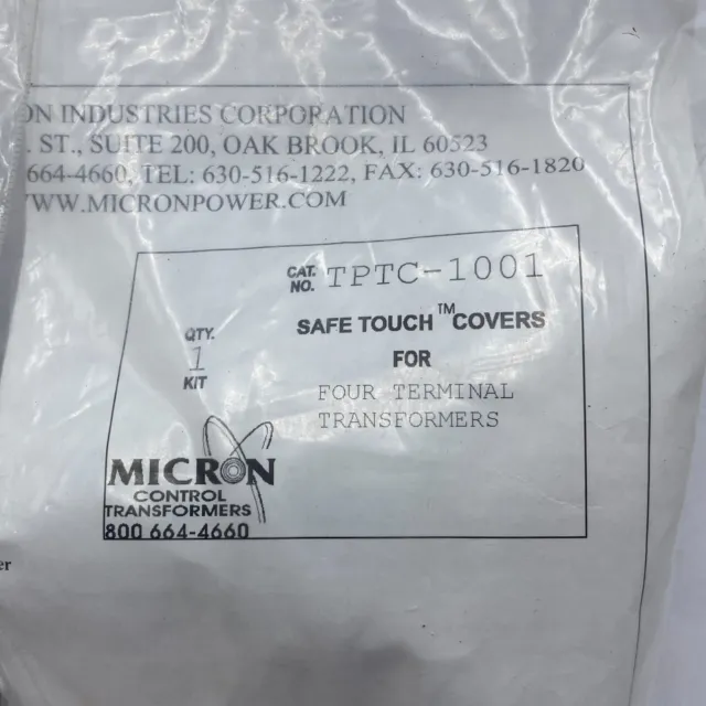 TPTC-1001 Micron NEW Box Safe Touch Fuse Terminal Cover Set TPTC1001 ABB