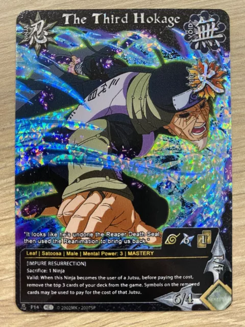 Naruto Collectible Card Game CCG The Third Hokage No. P14