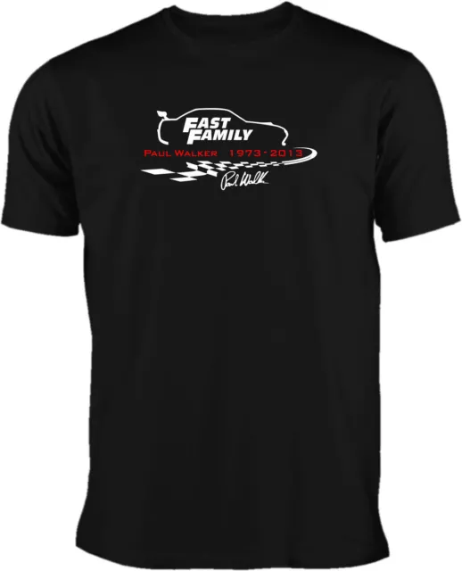 Fast Family Paul Walker T-Shirt  Fast and Furious Tuning