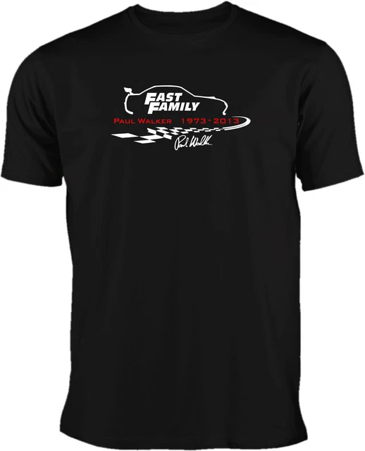 Maglietta Fast Family Paul Walker Fast and Furious Tuning