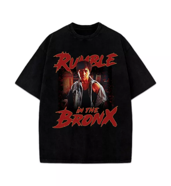 Jackie Chan 成龍 Rumble In The Bronx 紅番區 Hong Kong Movie Vintage 90's T-Shirt