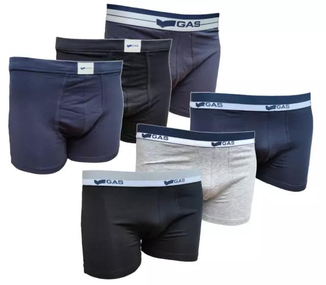 6 BOXER UOMO Gas Elastico Esterno Mutande Intimo Cotone Bielastico Slip EUR 29 90 PicClick IT