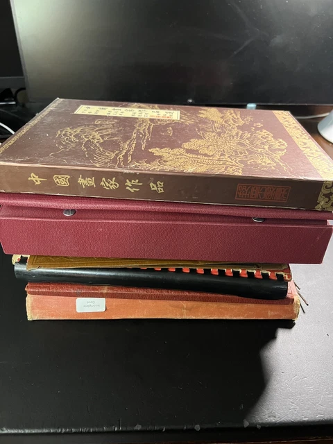 U. S. and World Stamp Album Lot Of 6 lots of stamps Used Hinged China U.S.