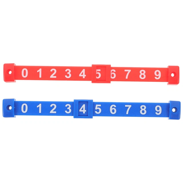 2 Indicateurs De Score Pour Baby-foot - Compteur Manuel, Plastique Durable - Accessoire De Jeu De Table Soccer