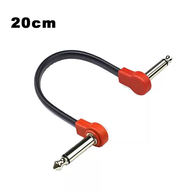 Easy and Convenient Connection with this Right Angle Guitar Plug Cable