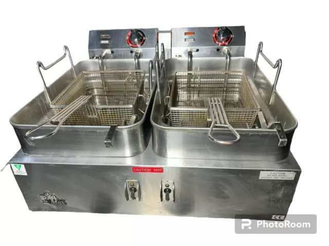 Star 530TF Star-Max Electric Countertop Fryer 30 lb Oil Capacity Commercial Used