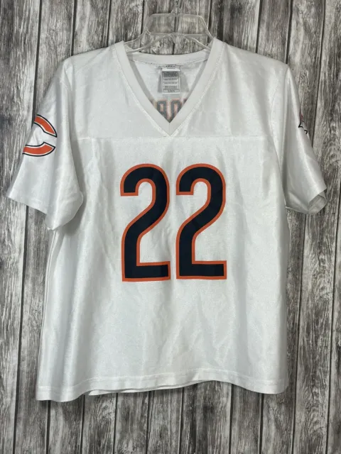 Matt Forte Jersey #22 Shirt Chicago Bears NFL White Womens XL