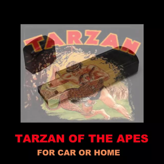 Tarzan Of The Apes. 230 Old Time Radio Shows & 8 Audiobooks On A Usb Flash Drive