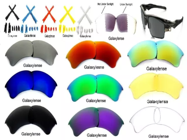 Galaxy Recambio Lentes Para Oakley Flak Jacket XLJ Sunglasses Múltiple Selección
