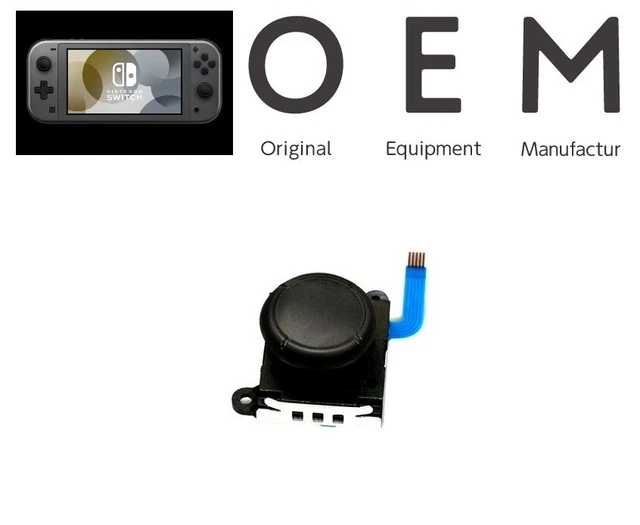 NINTENDO SWITCH LITE Controller STICK Analog BLACK JOYPAD REPLACEMENT