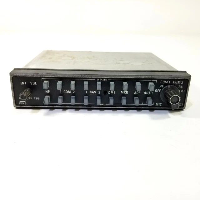 Bendix King KMA 24H TSO Audio Panel P/N 066-1055-52