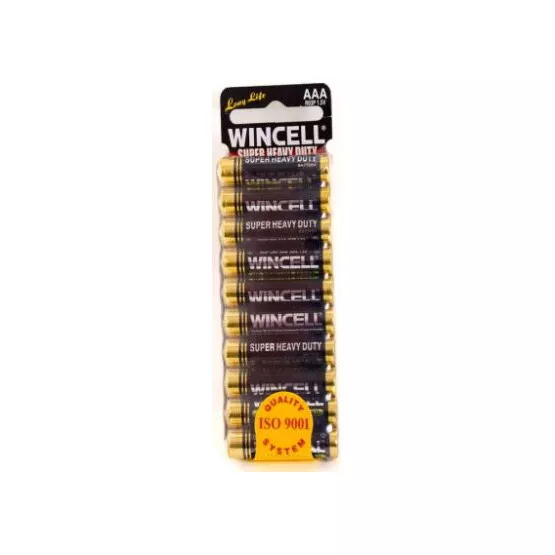 NEW Wincell Super Heavy Duty AAA 10 Pack Battery Coppertop Alkaline Batteries