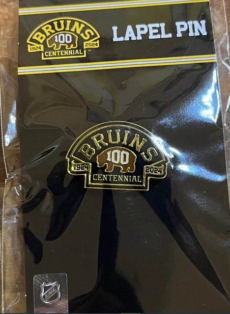 1924 2023 2024 Nhl Boston Bruins Team Pin 100Th Centennial Stanley Cup Champions