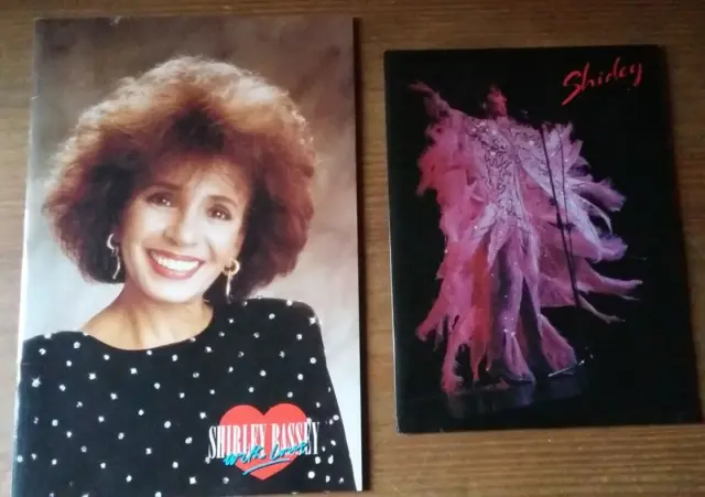 Shirley Bassey 1989 UK Tour Programme & 40th Anniversary With Love Programme